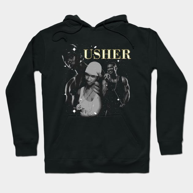 usher - music Hoodie by loko.graphic